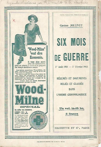 LAMINA 12648: Publicidad de Wood-Milne en contraportada