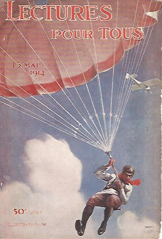 LAMINA 12649: Portada de Lectures pour tous del 15 de mayo de 1914