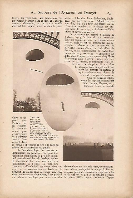 LAMINA 12666: Descensos en paracaidas