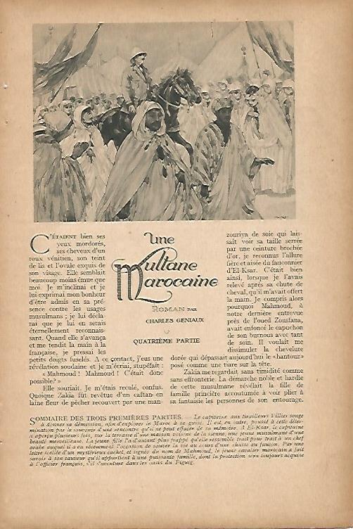 LAMINA 12685: Ilustracion para Une sultane marocaine
