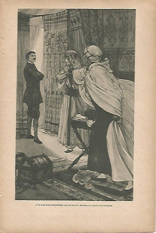 LAMINA 12687: Dibujo para Une sultane marocaine