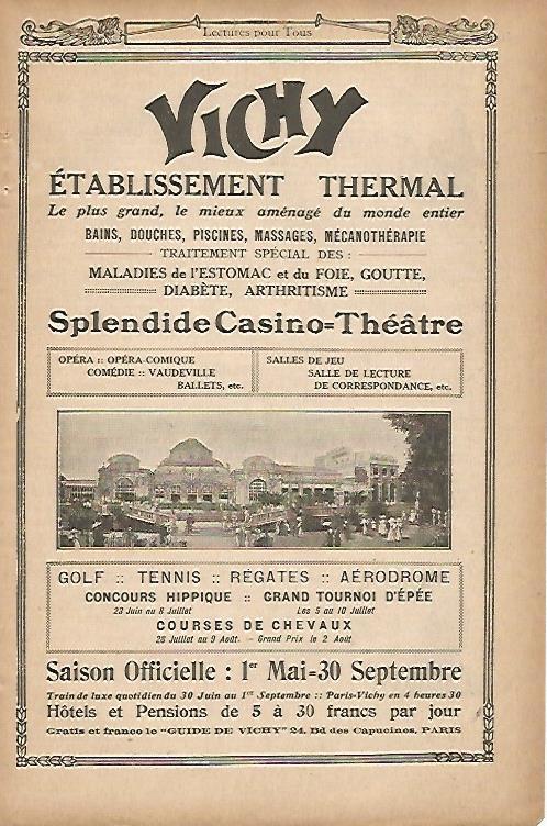 LAMINA 12688: Publicidad de las Termas Vichy