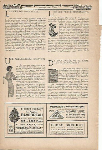 LAMINA 12690: Notas de publicidad