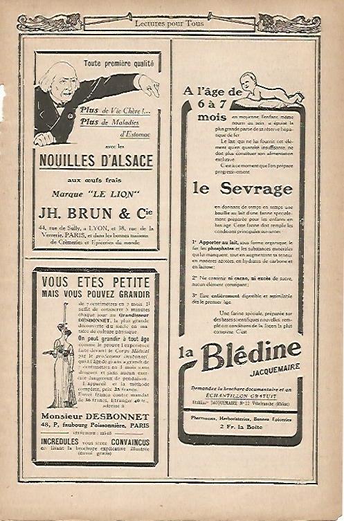 LAMINA 12691: Publicidad de La Bledine