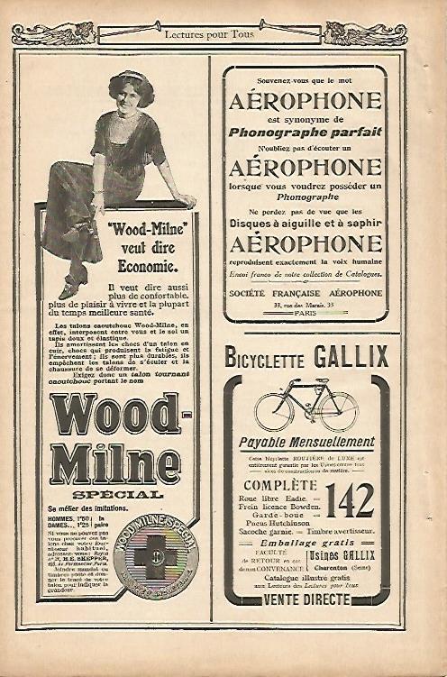 LAMINA 12701: Publicidad de bicicletas Gallix