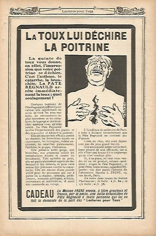 LAMINA 12704: Publicidad de La Pate Regnauld