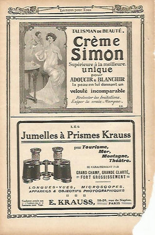 LAMINA 12707: Publicidad de Creme Simon