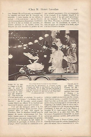 LAMINA 12719: Los señores Lavedan en el Baile Gavarni