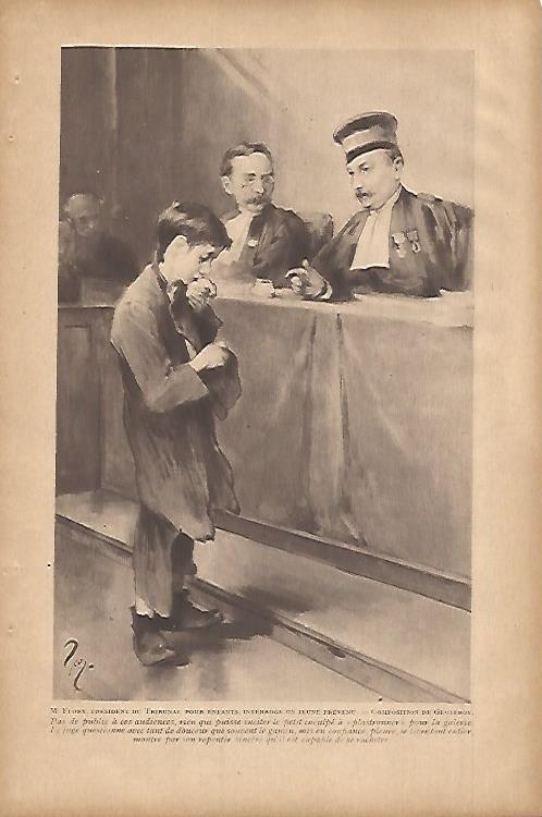 LAMINA 12735: M. Flopy en el Tribunal de Niños