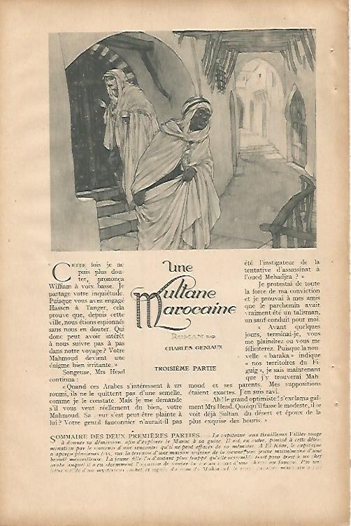 LAMINA 12738: Ilustracion para la tercera parte de Une sultane marocaine