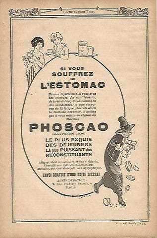 LAMINA 12746: Publicidad de Phoscao