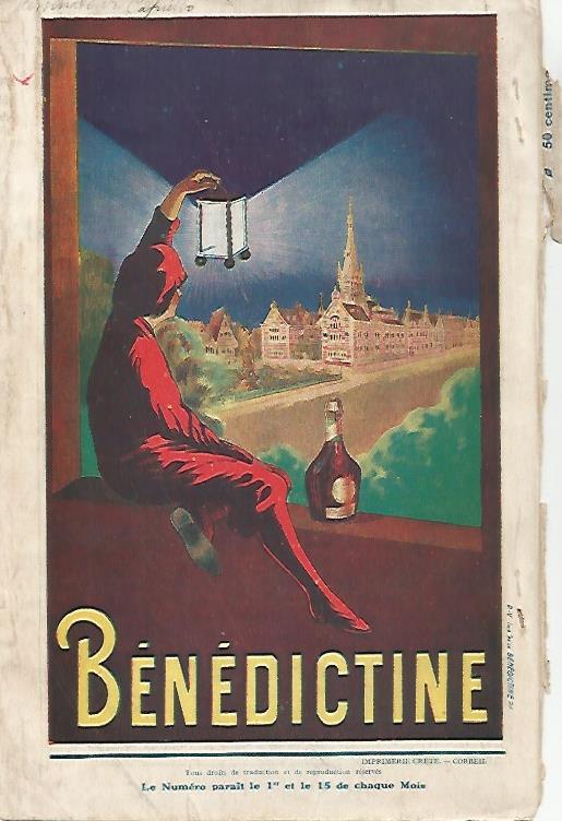 LAMINA 12756: Publicidad de Benedictine en la contraportada