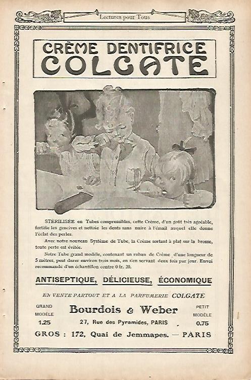 LAMINA 12762: Publicidad de dentrifico Colgate