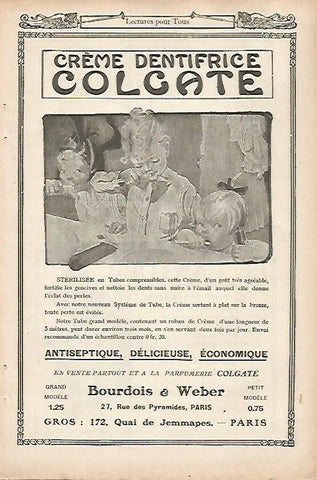 LAMINA 12762: Publicidad de dentrifico Colgate