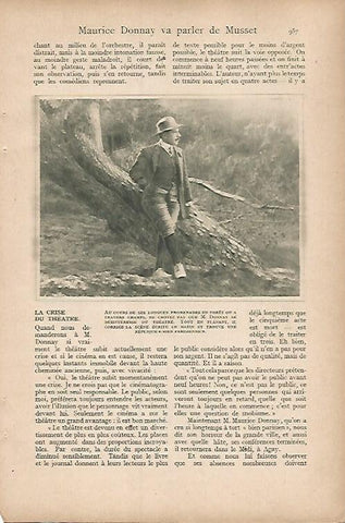 LAMINA 12777: Maurice Donnay en el campo