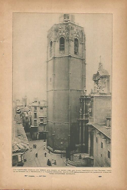 LAMINA 12796: El Miguelete de Valencia