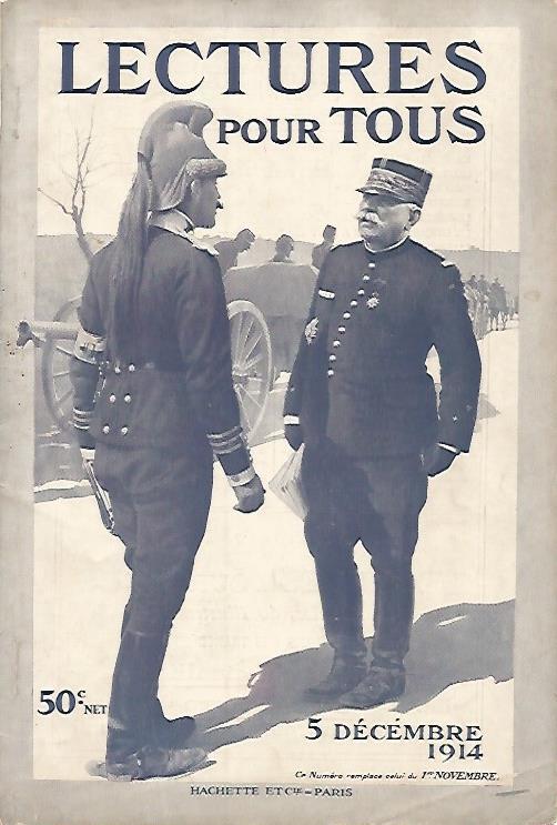 LAMINA 12814: Portada de Lectures pour tous del 5 de diciembre de 1914