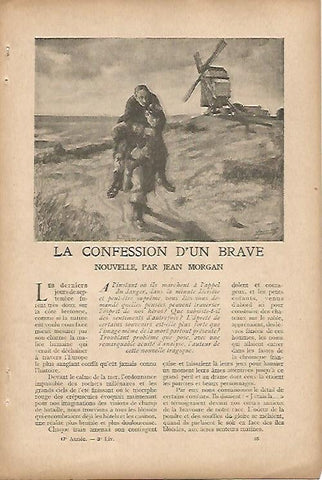 LAMINA 12829: Ilustracion para La Confession d un brave