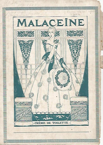 LAMINA 12861: Publicidad de Creme Malaceine en la contraportada
