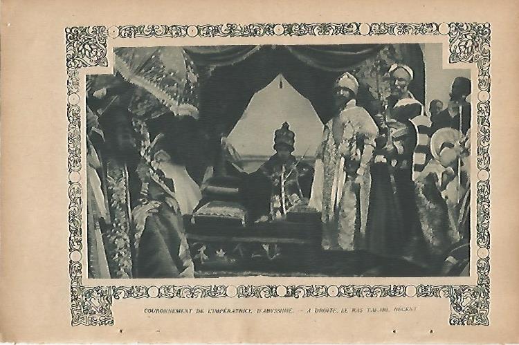 LAMINA 12866: Coronacion de la emperatriz de Abisinia