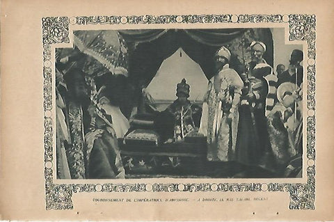 LAMINA 12866: Coronacion de la emperatriz de Abisinia