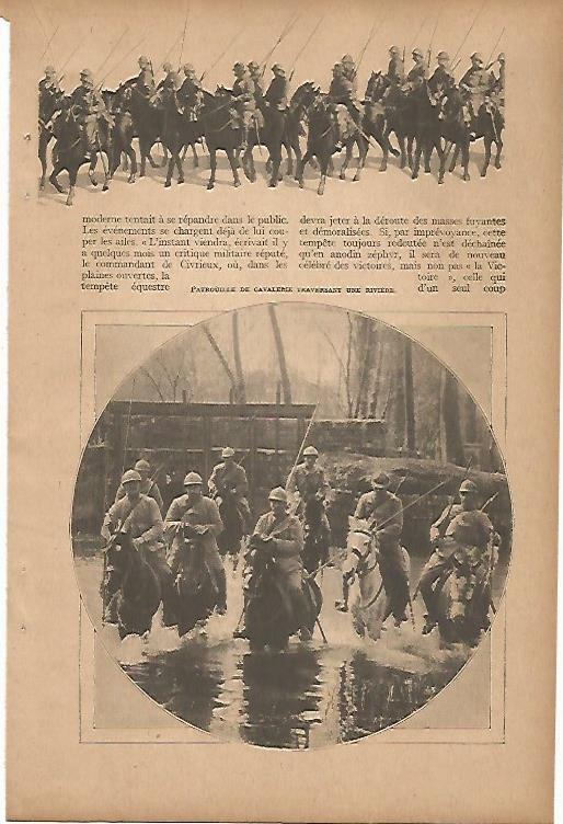 LAMINA 12877: Patrulla de caballeria