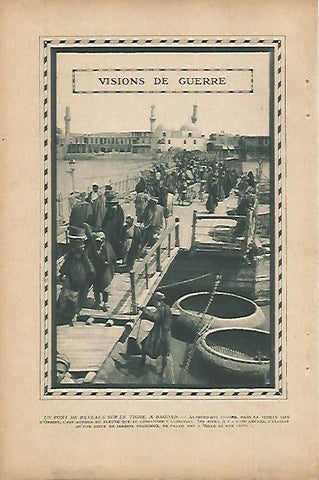 LAMINA 12881: Puente sobre el Tigris en Bagdad