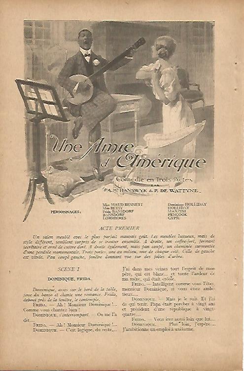 LAMINA 12884: Ilustracion de Dutriac para Une Amie d Amerique