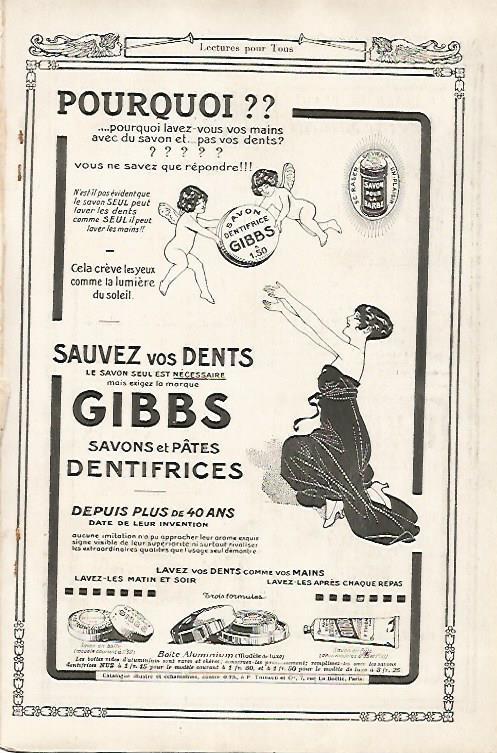 LAMINA 12892: Publicidad de Gibbs dentifrices