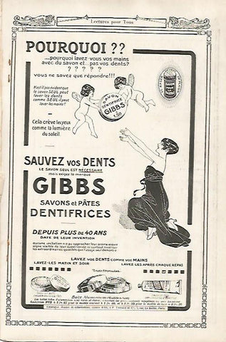 LAMINA 12892: Publicidad de Gibbs dentifrices