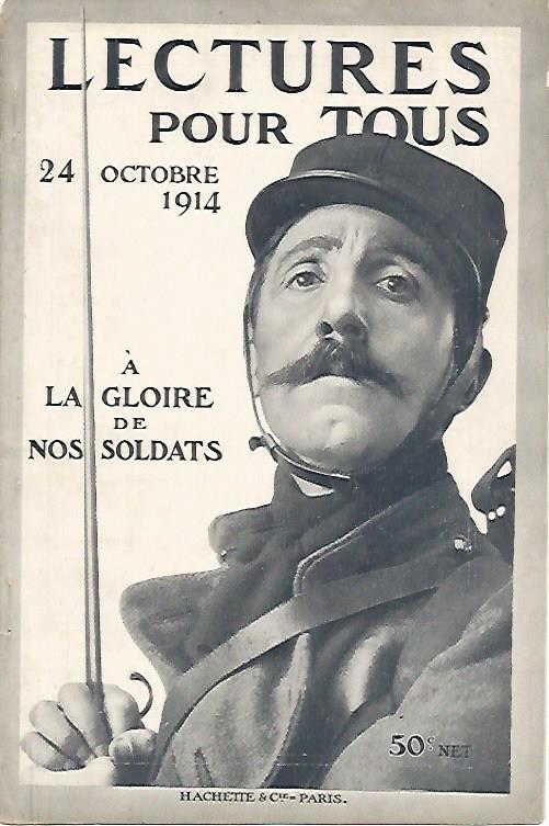 LAMINA 12893: Portada de Lectures pour tous del 24 de octubre de 1914