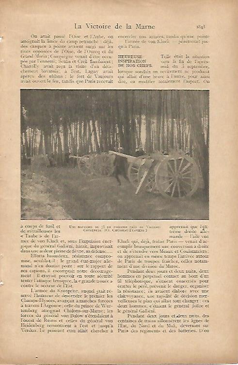 LAMINA 12895: Cañones en Villers Cotterets