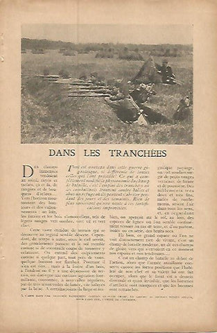 LAMINA 12910: En las trincheras belgas