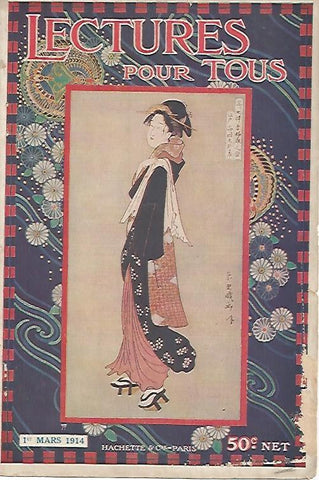LAMINA 12915: Portada de Lectures pour tous del 1 de marzo de 1914