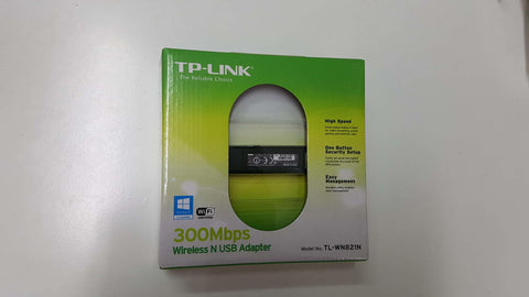 TP-Link: Wireless N USB Adapter 300 Mbps, Model num TL-WN821N. No incluye Extension Cable