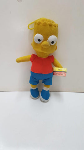 muñeco para colgar: Bart Simpson, de polyester. 19 cm de alto.