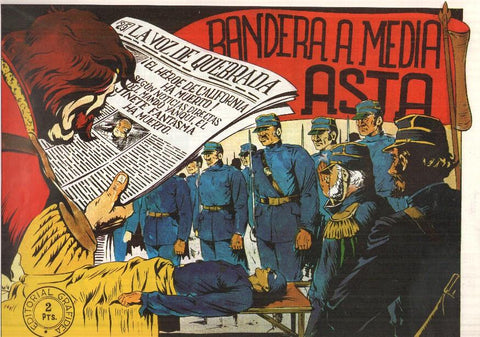 Facsimil: El Jinete Fantasma de Ambros numero 107: Bandera a media asta