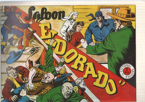 Facsimil: El Jinete Fantasma de Ambros numero 111: Saloon El Dorado