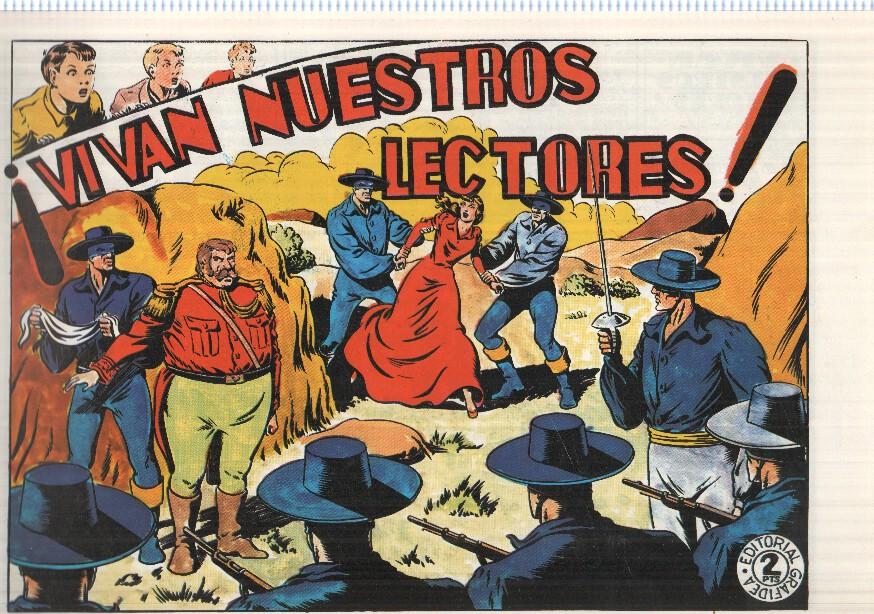 Facsimil: El Jinete Fantasma de Ambros numero 122: Vivan nuestros lectores