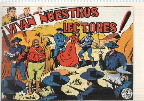 Facsimil: El Jinete Fantasma de Ambros numero 122: Vivan nuestros lectores