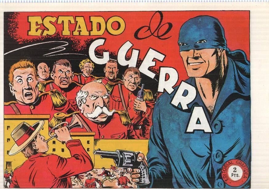 Facsimil: El Jinete Fantasma de Ambros numero 129: Estado de guerra