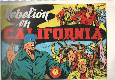 Facsimil: El Jinete Fantasma de Ambros numero 145: Rebelion en California