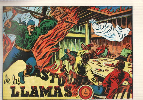 Facsimil: El Jinete Fantasma de Ambros numero 154: Pasto de las llamas