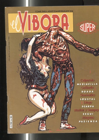 El Vibora revista numero 104: Love Story de Gallardo