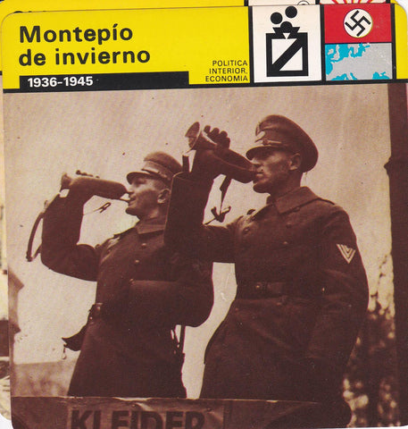 FICHA POLITICA INTERIOR ECONOMIA 13: MONTEPIO DE INVIERNO. 1936-1945