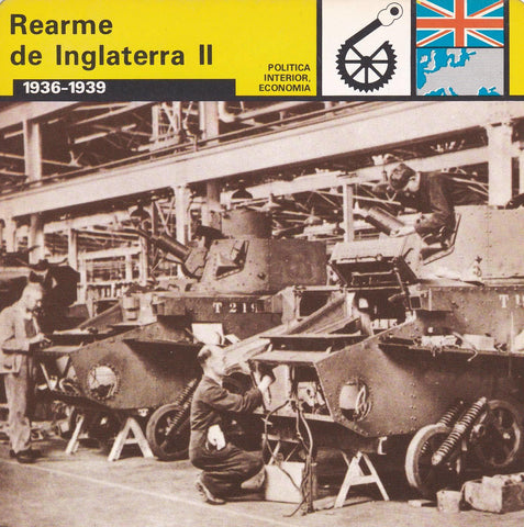 FICHA POLITICA INTERIOR ECONOMIA 26: REARME DE INGLATERRA II. 1936-1939