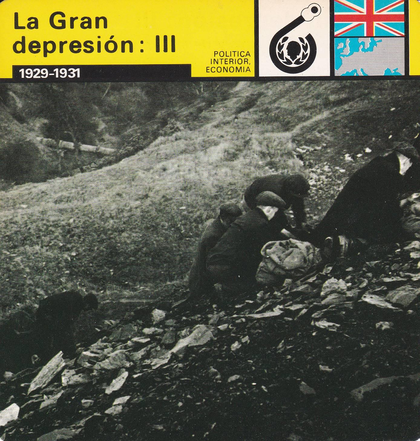 FICHA POLITICA INTERIOR ECONOMIA 33: LA GRAN DEPRESION: II. 1929-1931