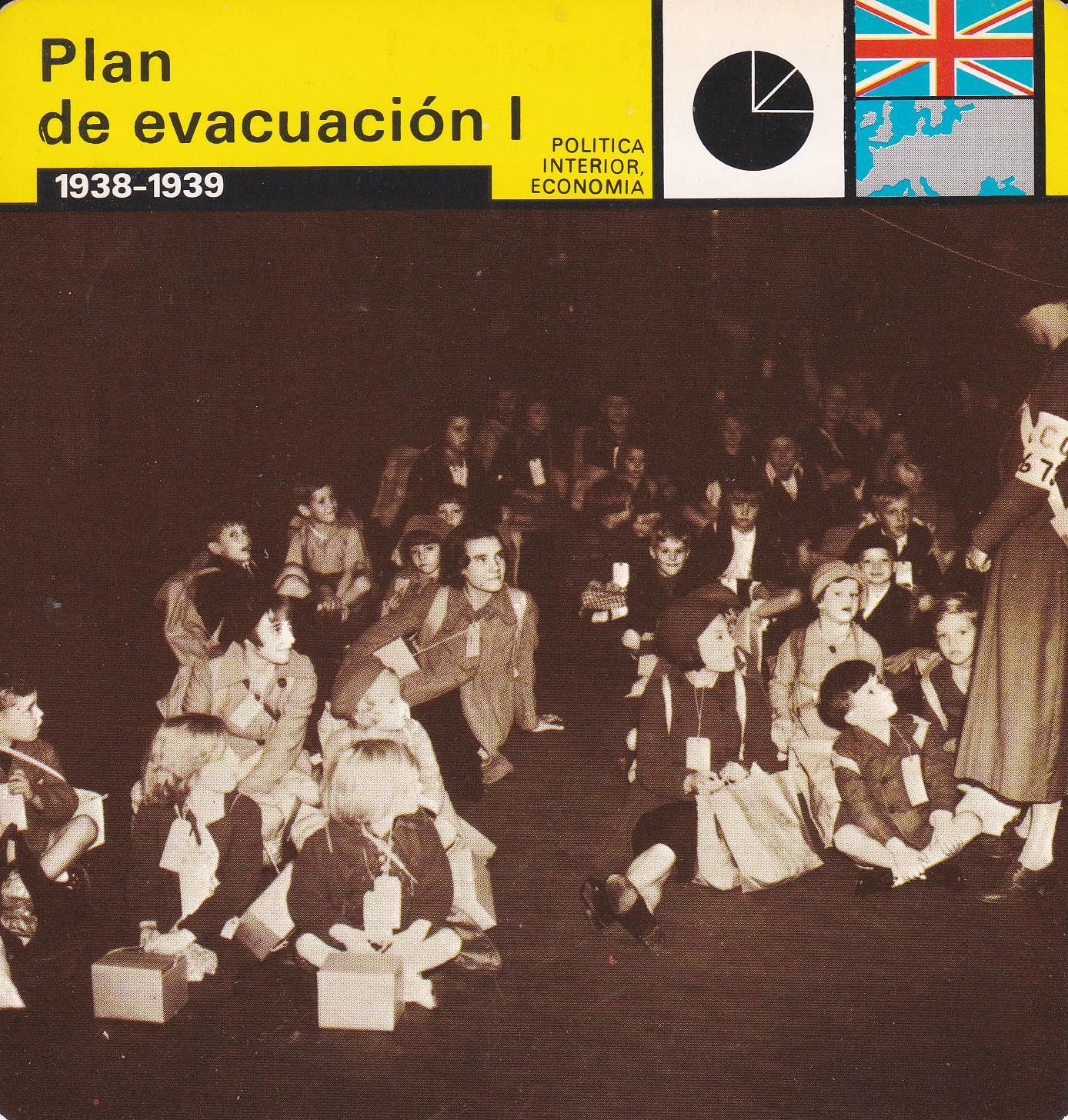 FICHA POLITICA INTERIOR ECONOMIA 35: PLAN DE EVACUACION I: 1938-1939