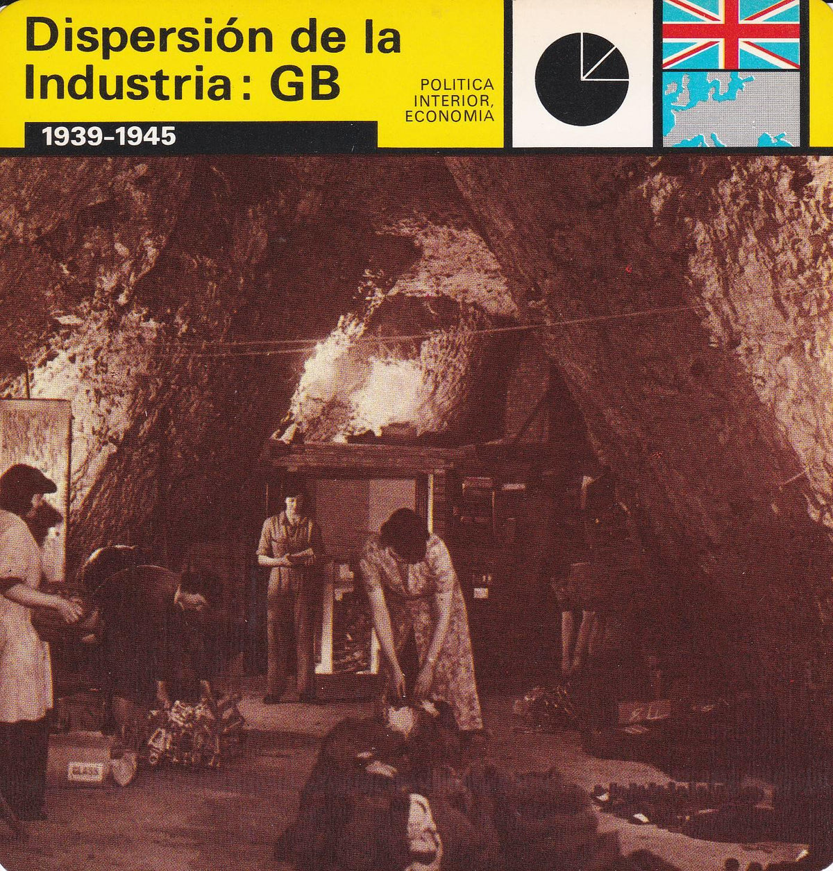 FICHA POLITICA INTERIOR ECONOMIA 41: DISPERSION DE LA INDUSTRIA: GB. 1939-1945