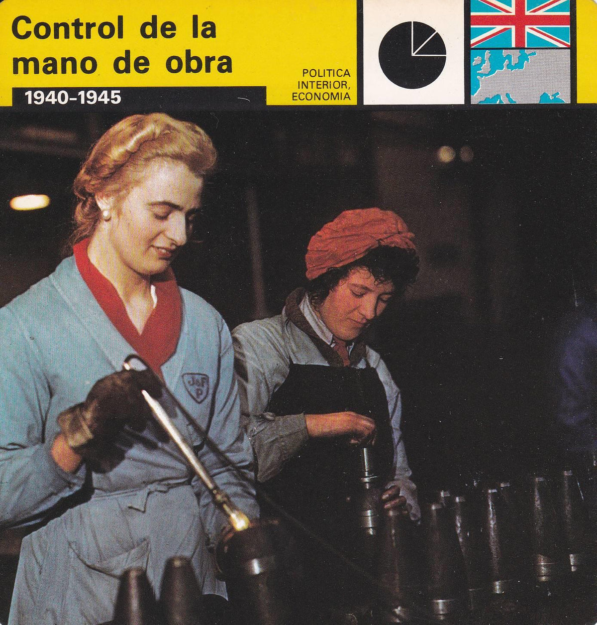 FICHA POLITICA INTERIOR ECONOMIA 45: CONTROL DE LA MANO DE OBRA. 1940-1945